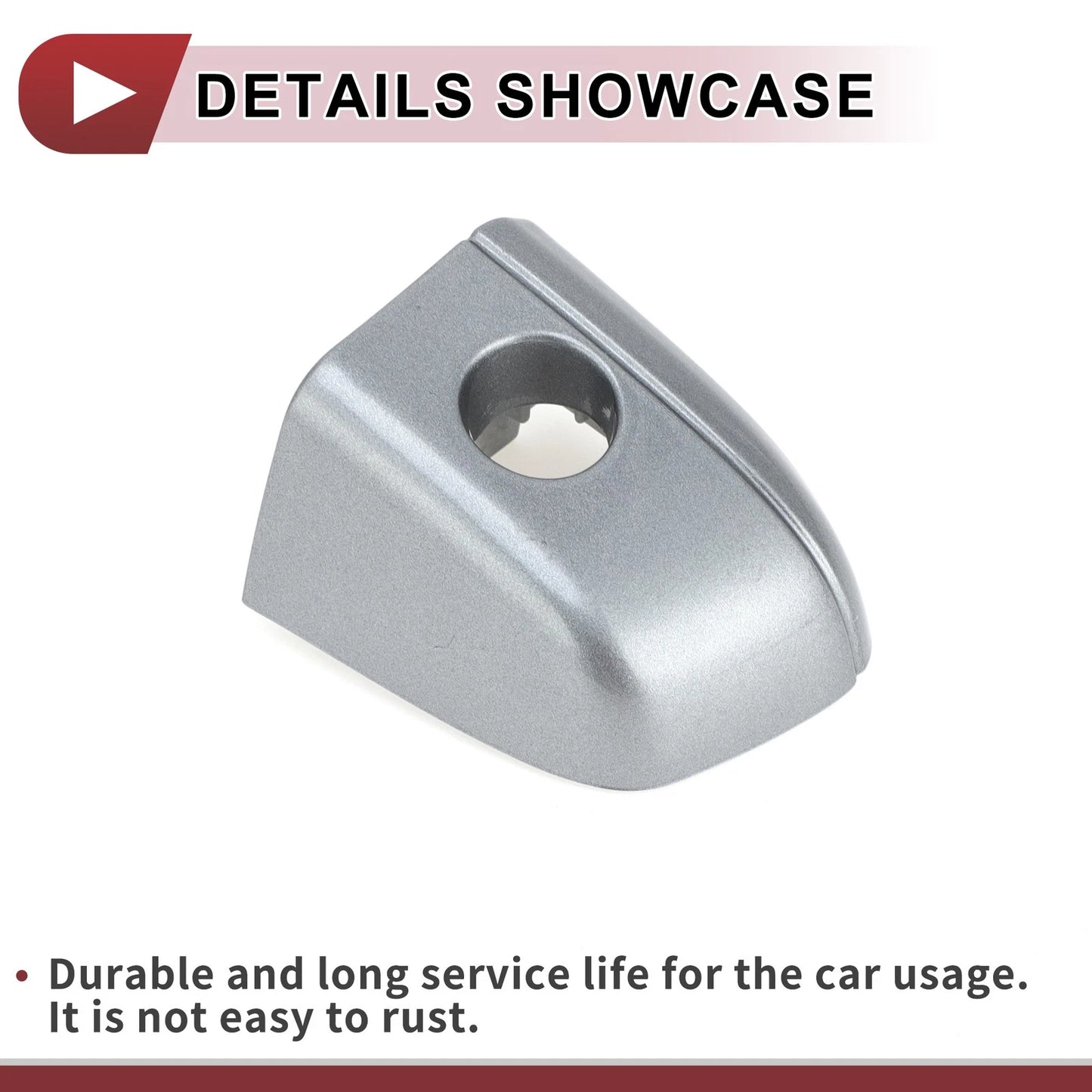 Front Left Exterior Door Handle for Honda Accord MK10 (2018-2020) Silver ABS