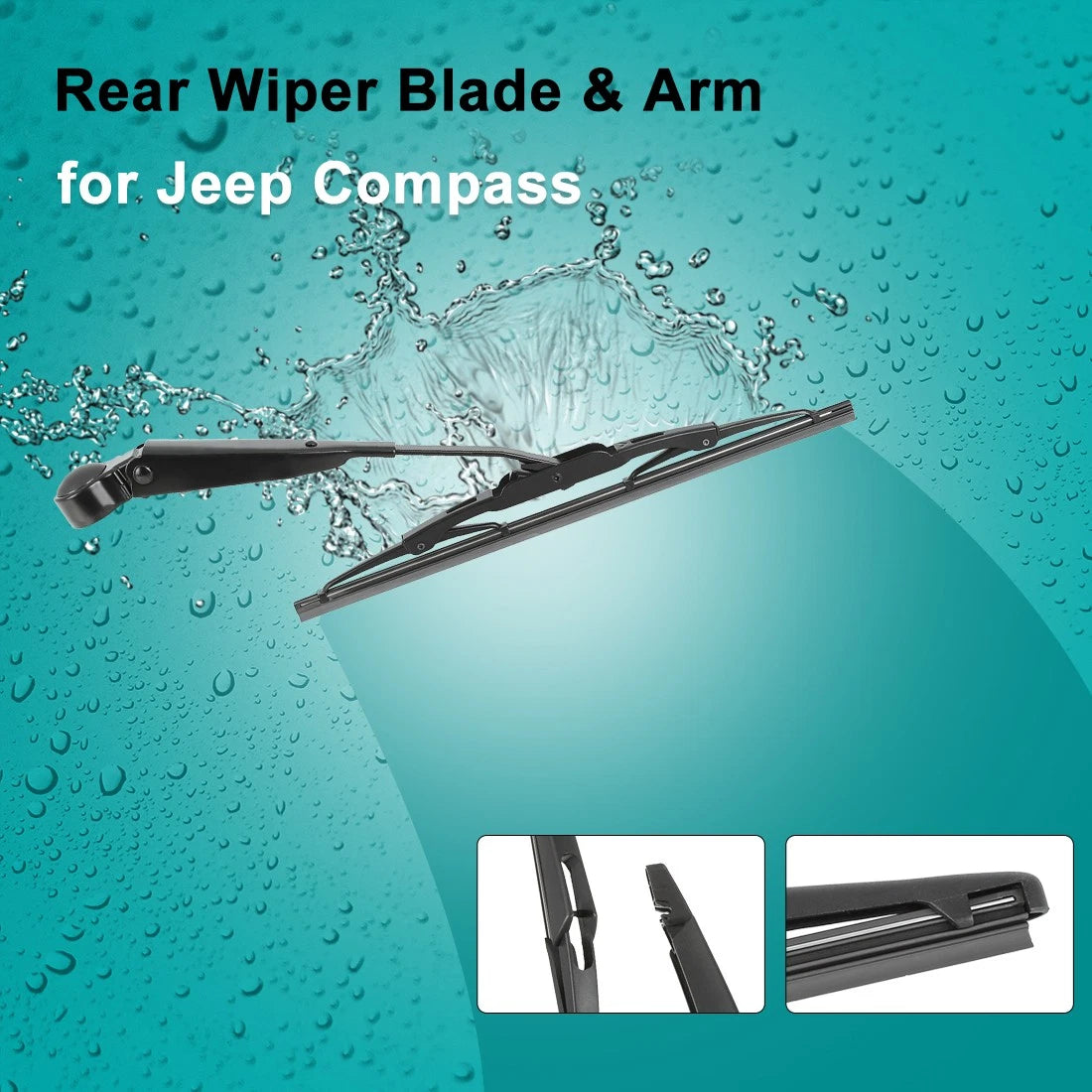 Rear Wiper Blade Arm Kit for Jeep Compass (2007-2014)