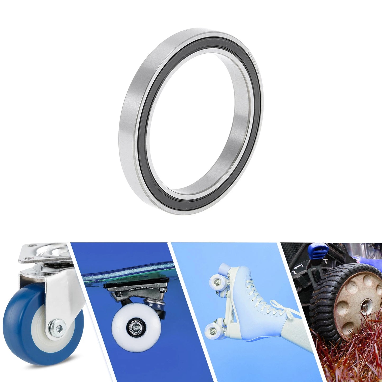 1 Pc 55x72x9mm Deep Groove Ball Bearings P5 for Scooter Skateboard Wheel