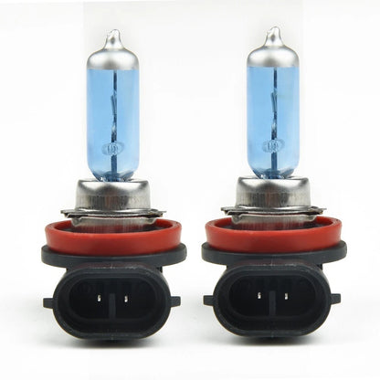 H11 1 Pair 55W 12V Headlight Halogen Bulbs Luminous Fog Lamp for Car