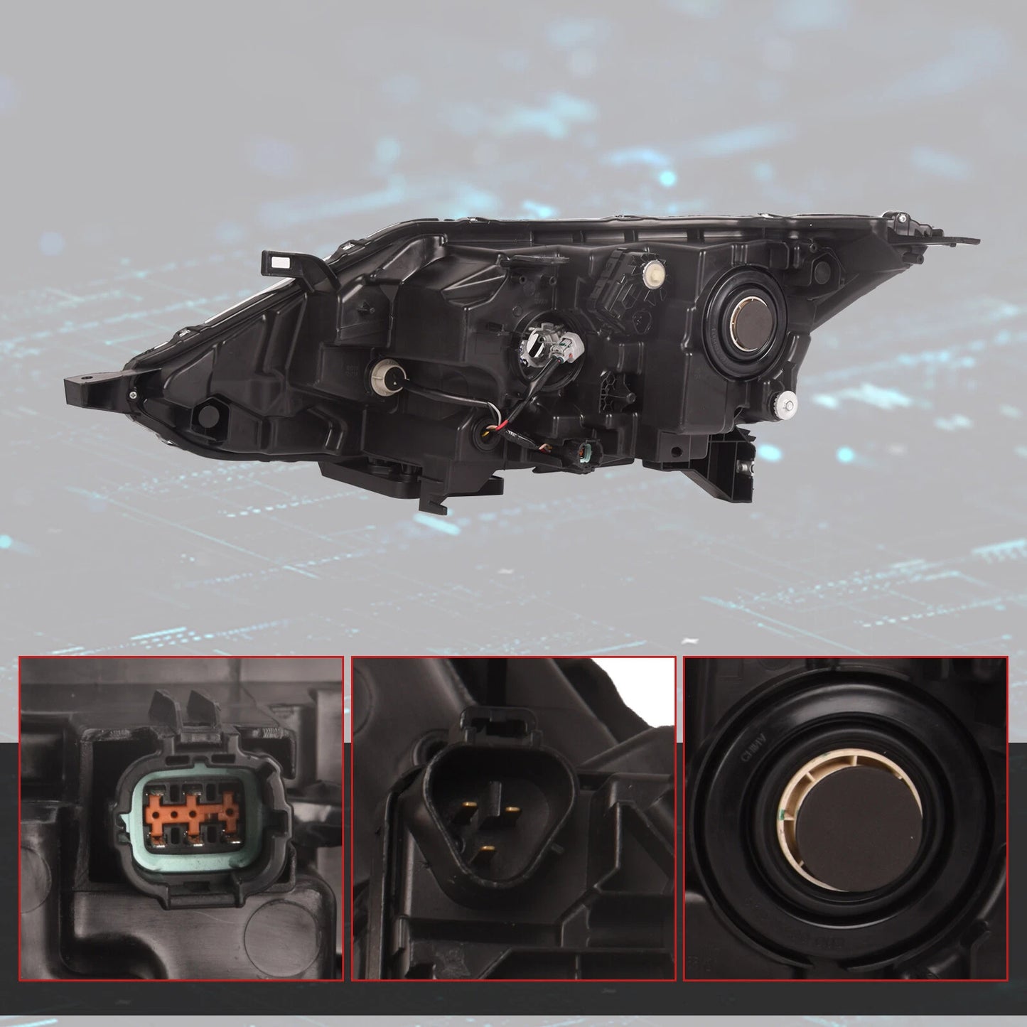RHS Front Headlight Lamp for Nissan QASHQAI J11 (2014-2017)