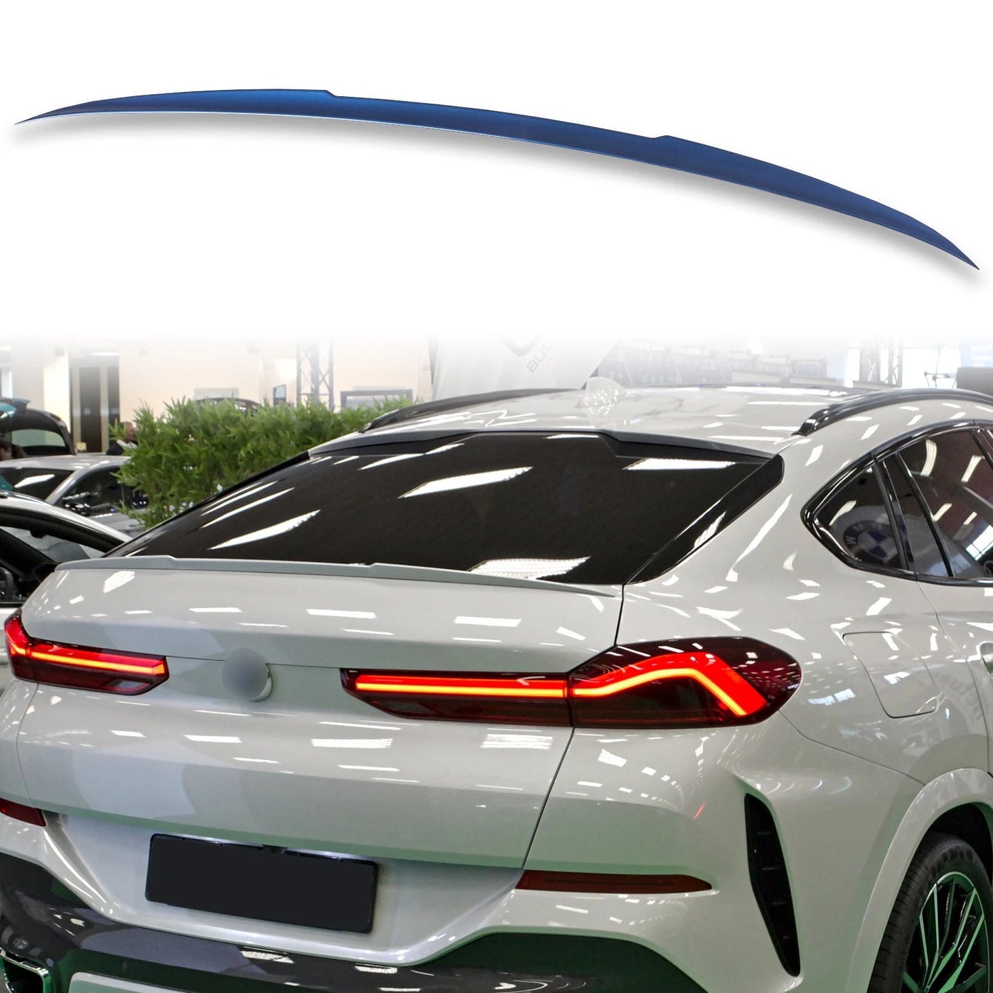 ABS Boot Spoiler for BMW X6 G06 (2020-2023) Phytonic Blue