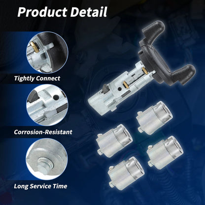 Ignition Lock Cylinder and Door Lock for Chevrolet Express Van