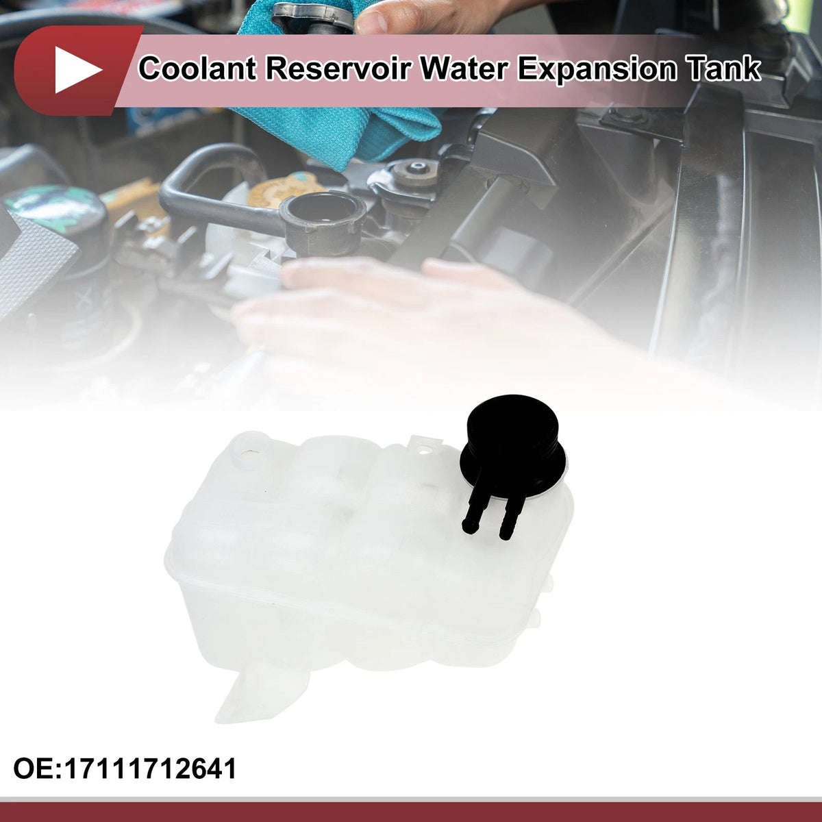 Coolant Expansion Overflow Tank for BMW 325 325i 325ix (1988-1993)