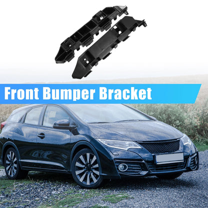 Pair of Front Bumper Brackets for Honda Civic (2012)