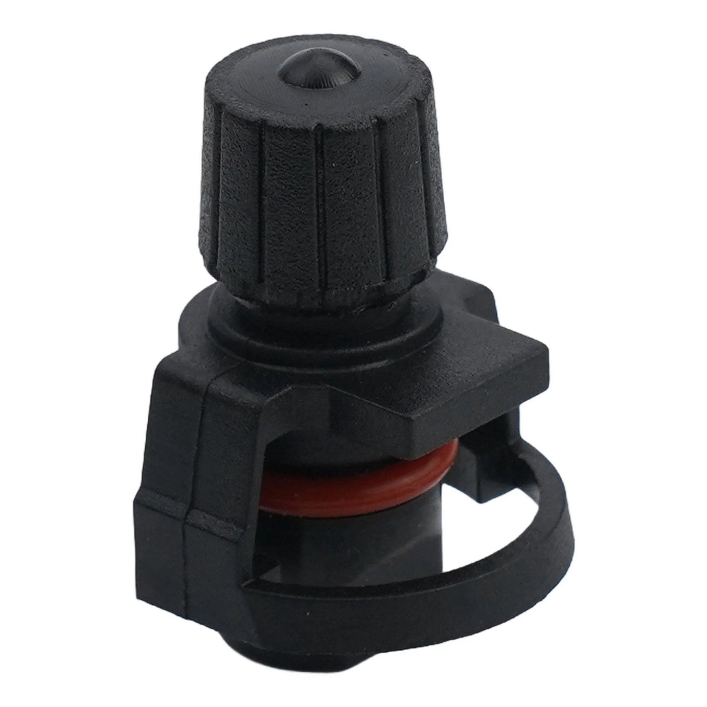 Car Coolant Thermostat Drain Cap Flange Black
