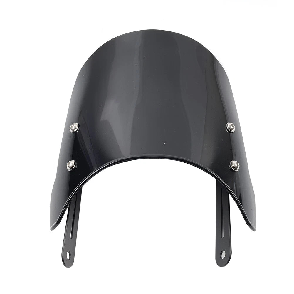 Black Windshield for MOTO GUZZI V7 Classic V9 Bobber (2016-2023)