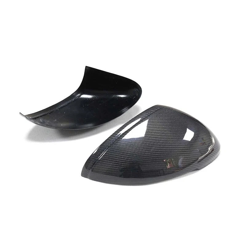 Real Carbon Fiber Addon Wing Mirror Cover Trim Fit For Porsche Cayenne 2011-2014
