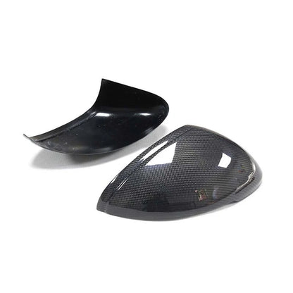 Real Carbon Fiber Addon Wing Mirror Cover Trim Fit For Porsche Cayenne 2011-2014