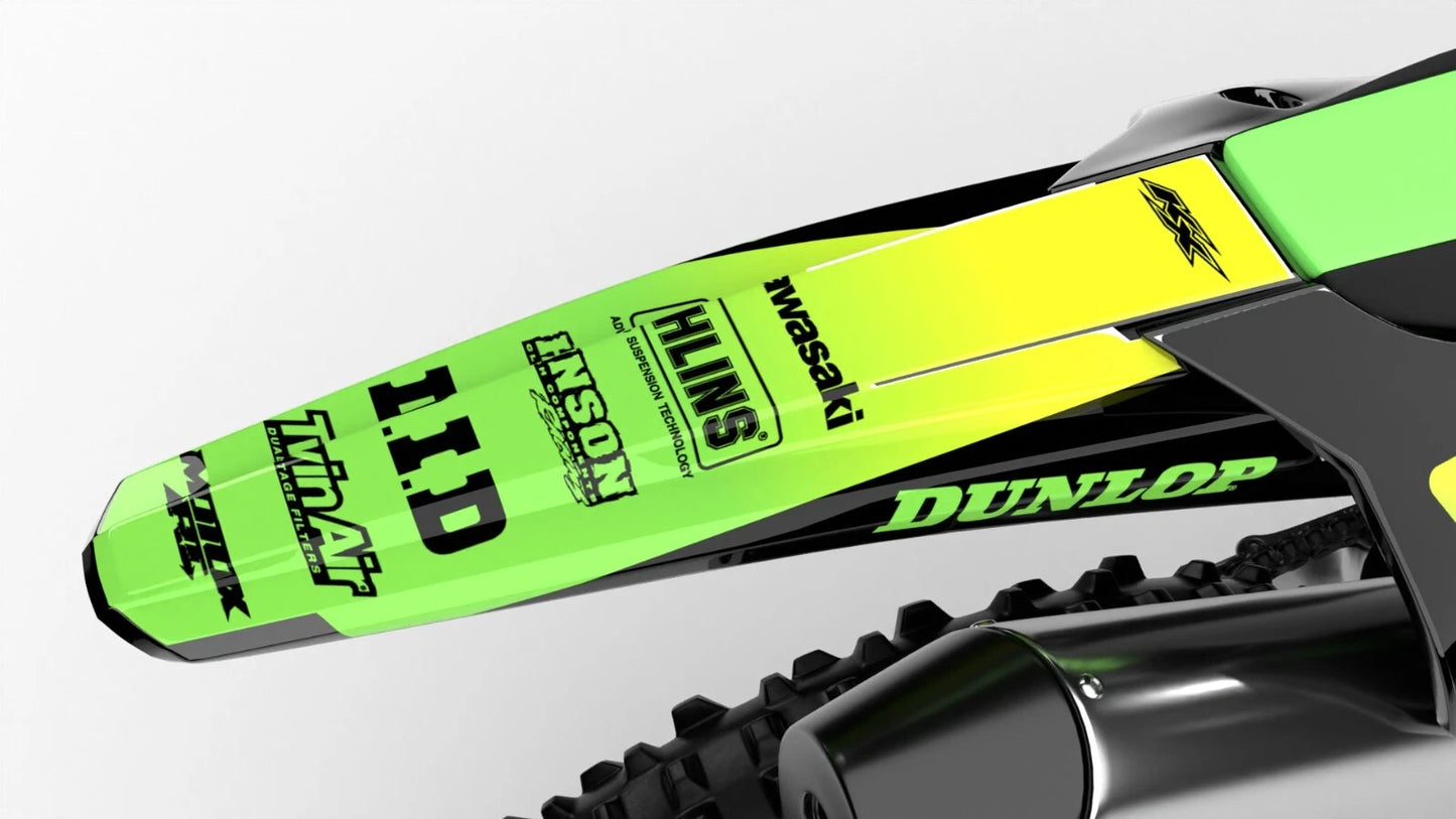 Custom Decal Kit Heavy Style for Kawasaki KX 65
