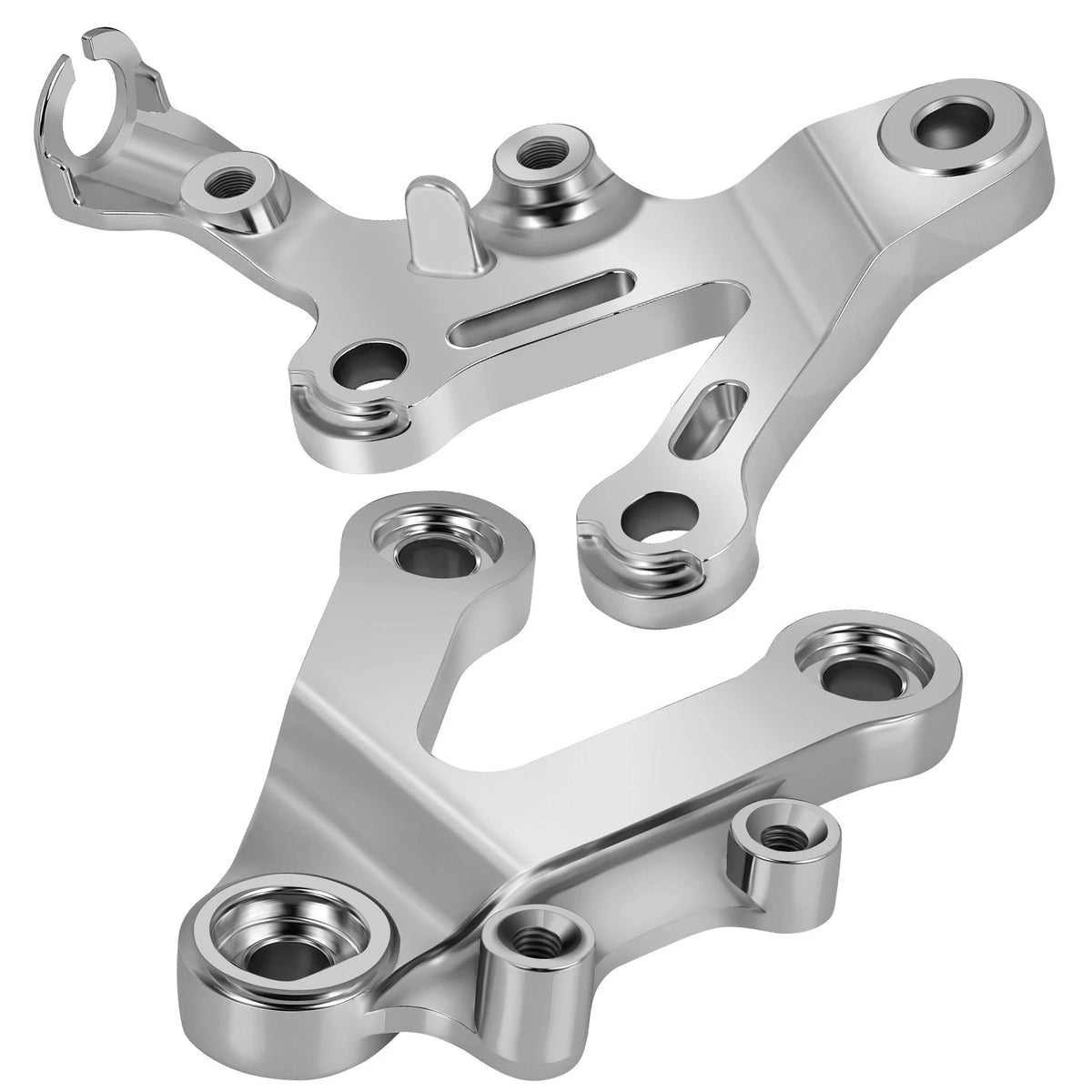 Left & Right Footpeg Bracket for Kawasaki Ninja ZX6R ZX9R (1998–2003)