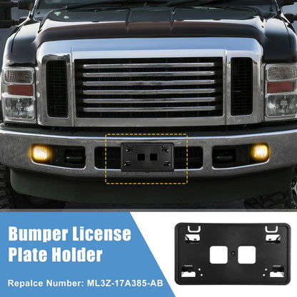 Front Bumper License Plate Bracket for Ford F150 (2021-2022)