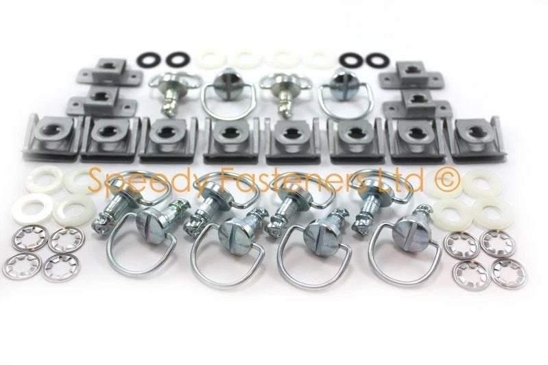 12 x dzus Clips for Renault Clio V6 Engine Bay & Front Tray Cover