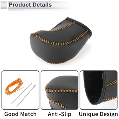 Car Gear Shift Knob Cover for Toyota Tacoma (2016-2022) Black Orange