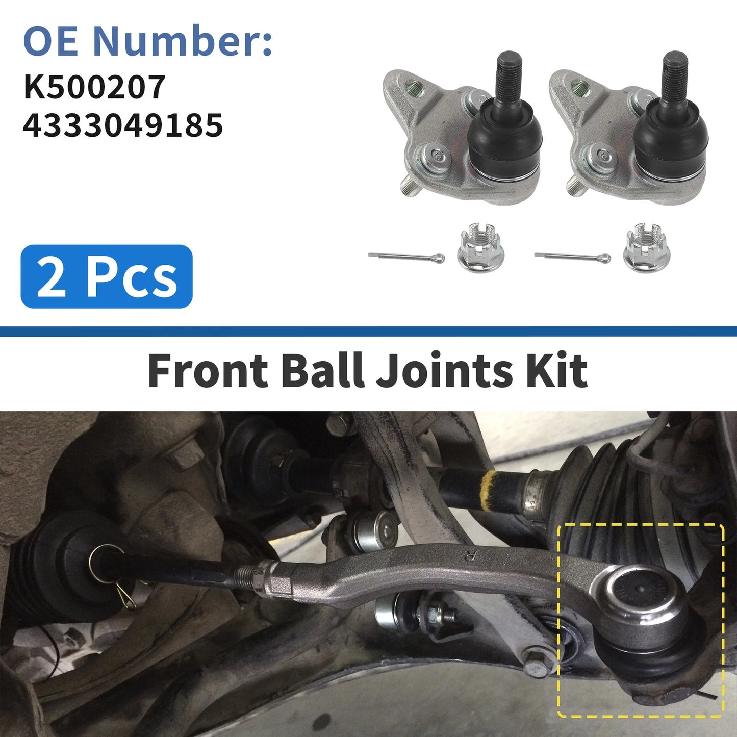 Front Lower Ball Joints for Toyota Prius (2010-2015)