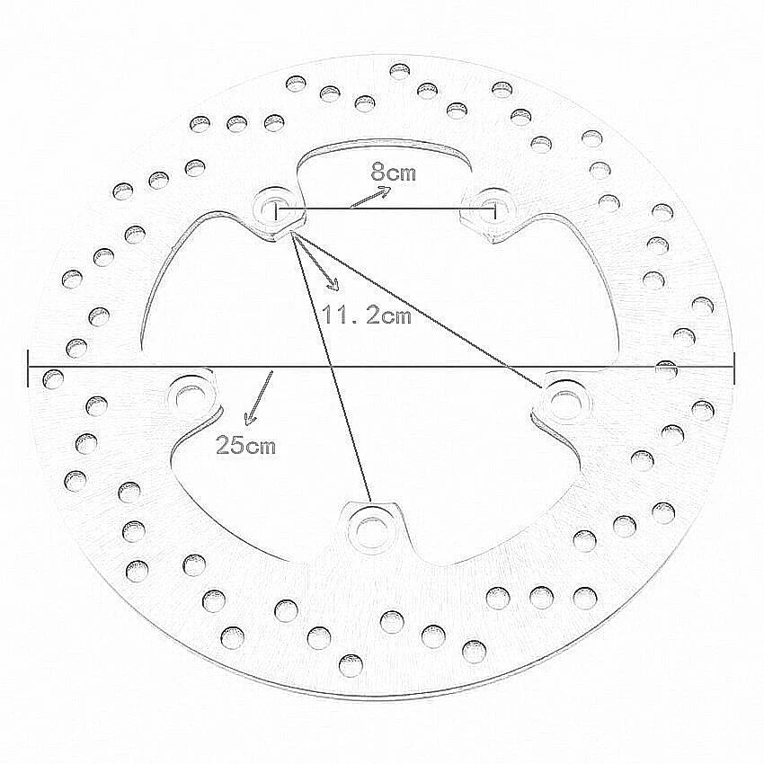 Rear Brake Disc for Suzuki Burgman 650 (2004-2012)