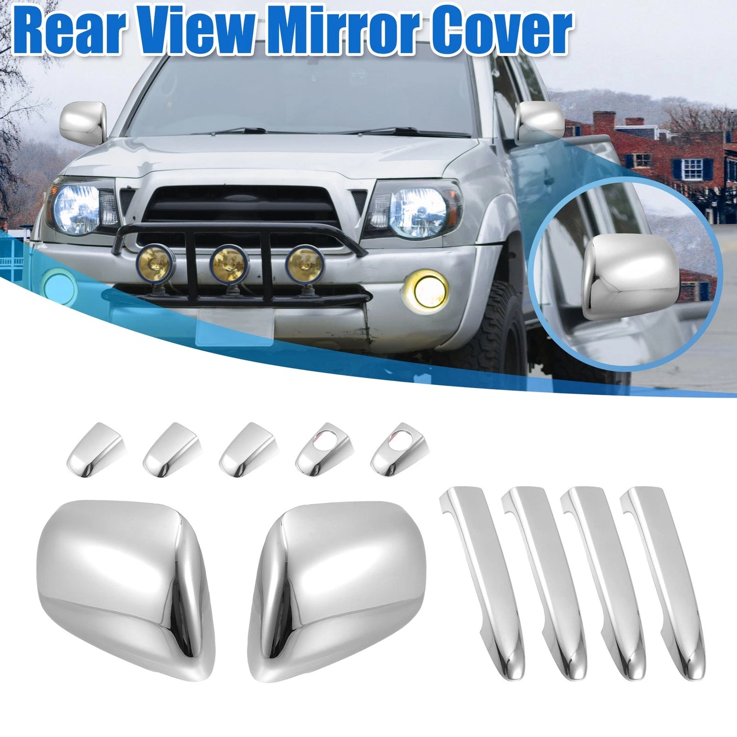 Chrome Plated Mirror & Door Handle Covers for Toyota