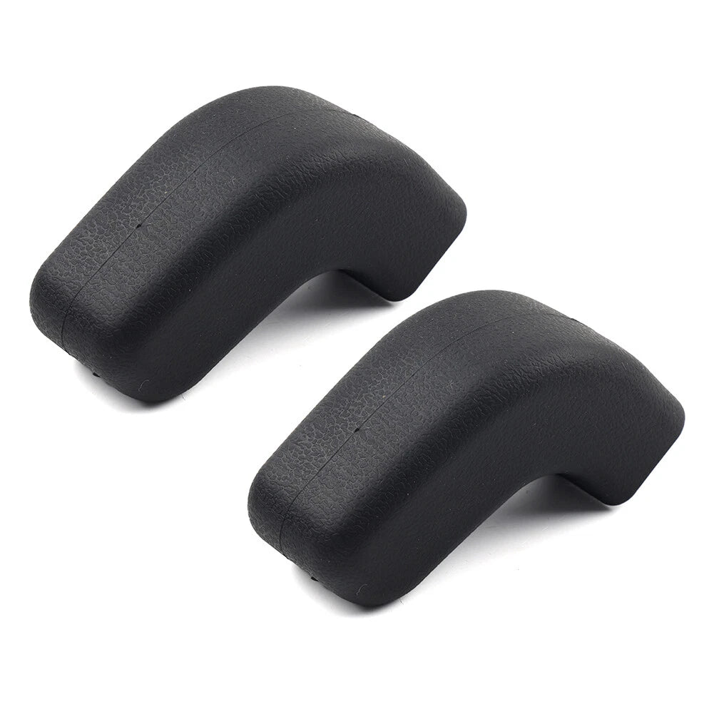 Black Front Bumper Tow Hook Cover for Jeep Wrangler JK JL JT (2007-2023)