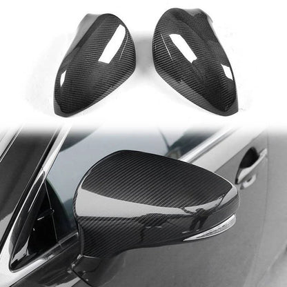 100% Carbon Fiber Add-on Side Mirror Cover Caps for Lexus IS250 IS350 2014-2020