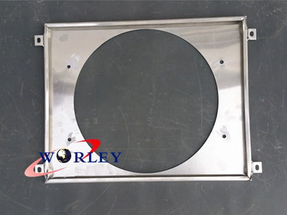 Aluminum Shroud + Fan for Ford Capri MK1 MK2 MK3 Kent Essex