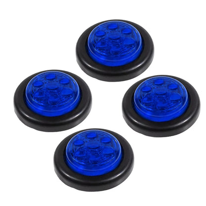 4 x Blue Side Marker Lights for Truck Trailer (Clearance)