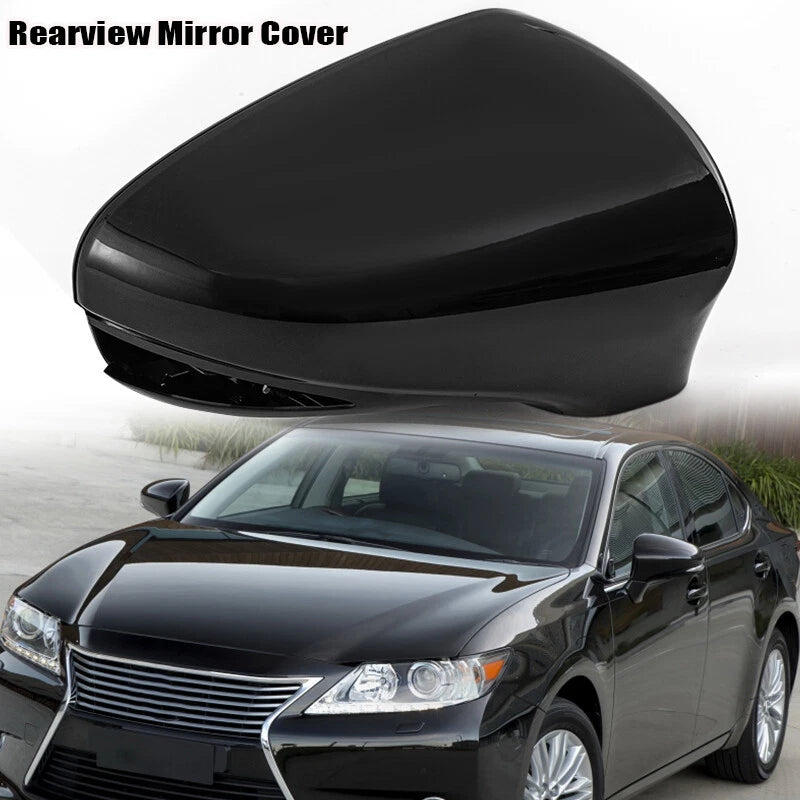 Black Outer Mirror Covers for Lexus ES350 GS350 IS350 (2013-2018) 1 x Set