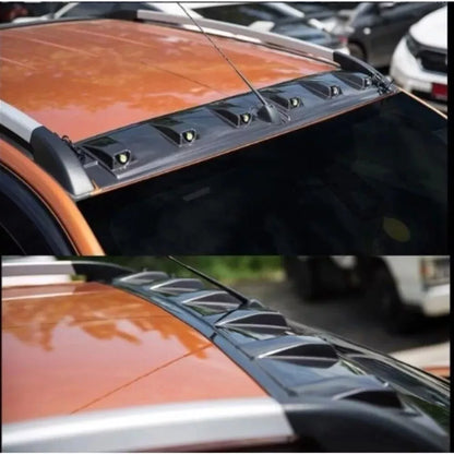 Front Roof Spoiler LED Lights Cap for Ford Ranger T8 (2019-2021)