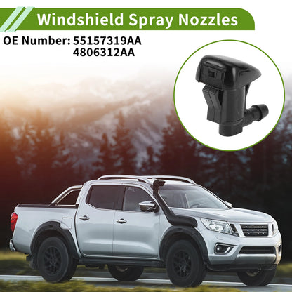 Windshield Washer Nozzle & Hose Connector for Dodge (2011-2019)
