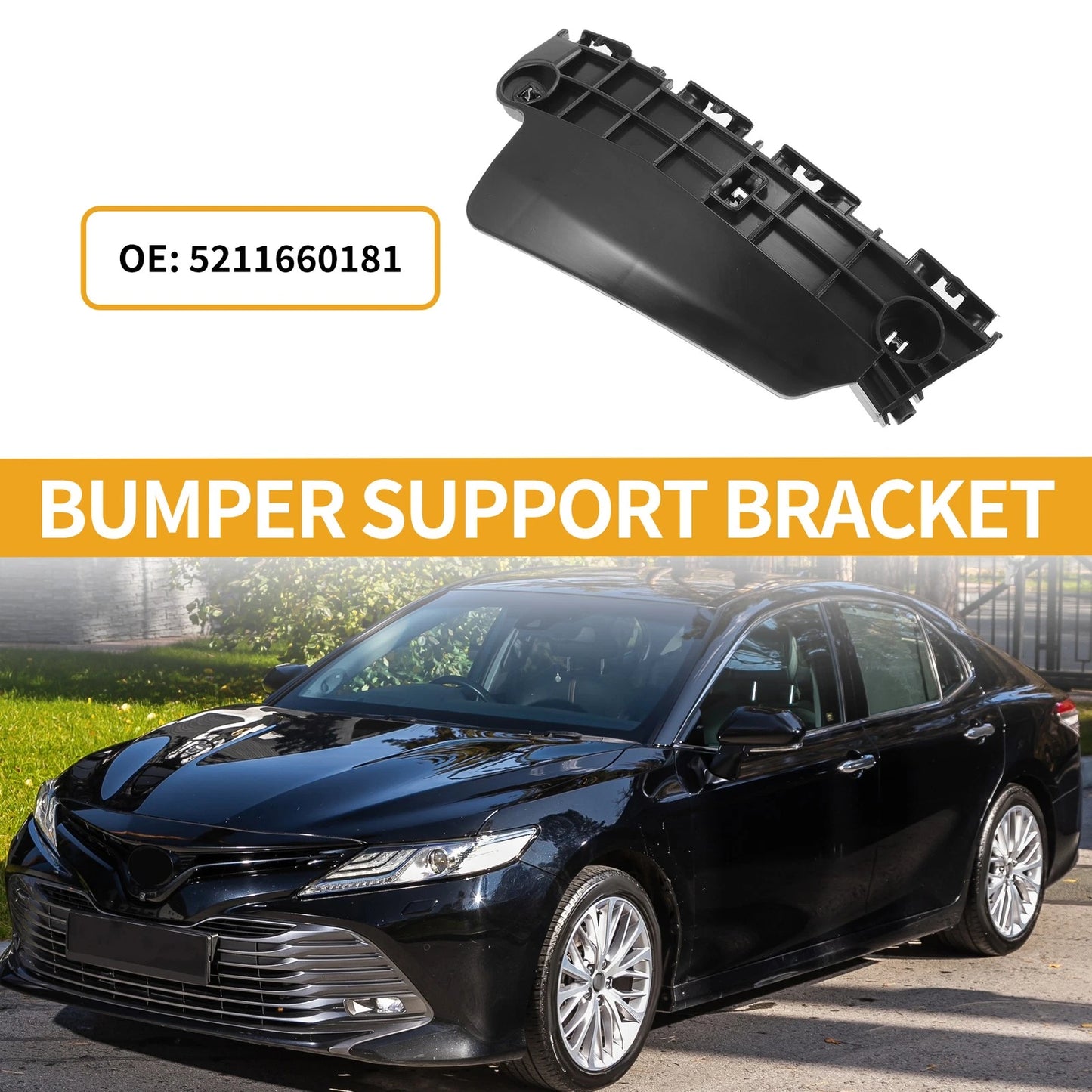 LH Side Front Bumper Support Bracket 1 x for Toyota Land Cruiser (2008–2015)
