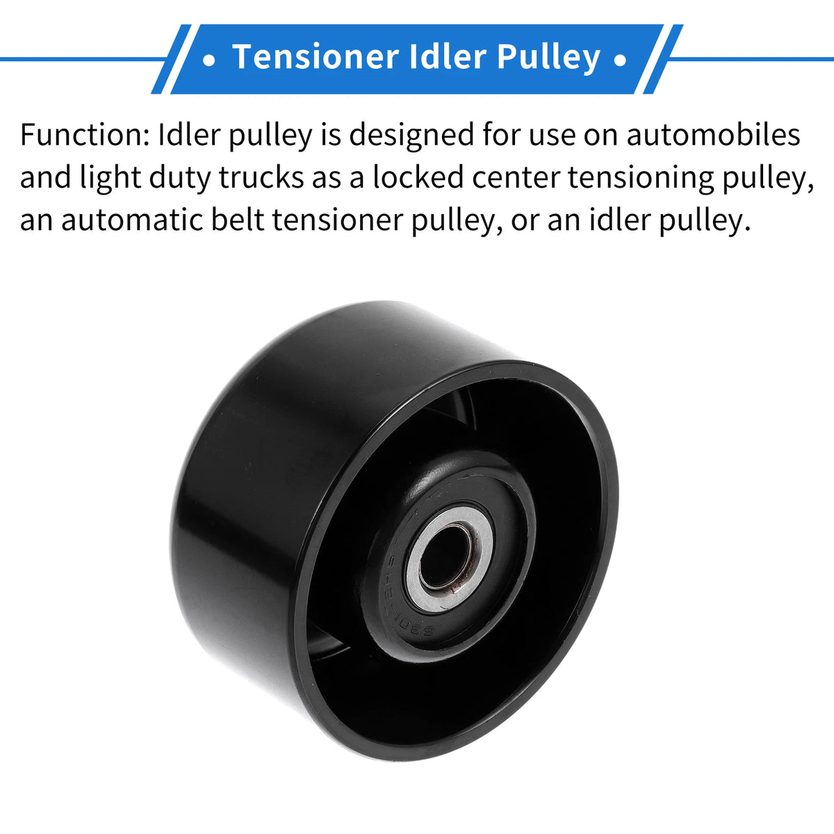 Drive Belt Idler Pulley for Nissan Versa (2009-2011, 2014-2018) 1 Pc