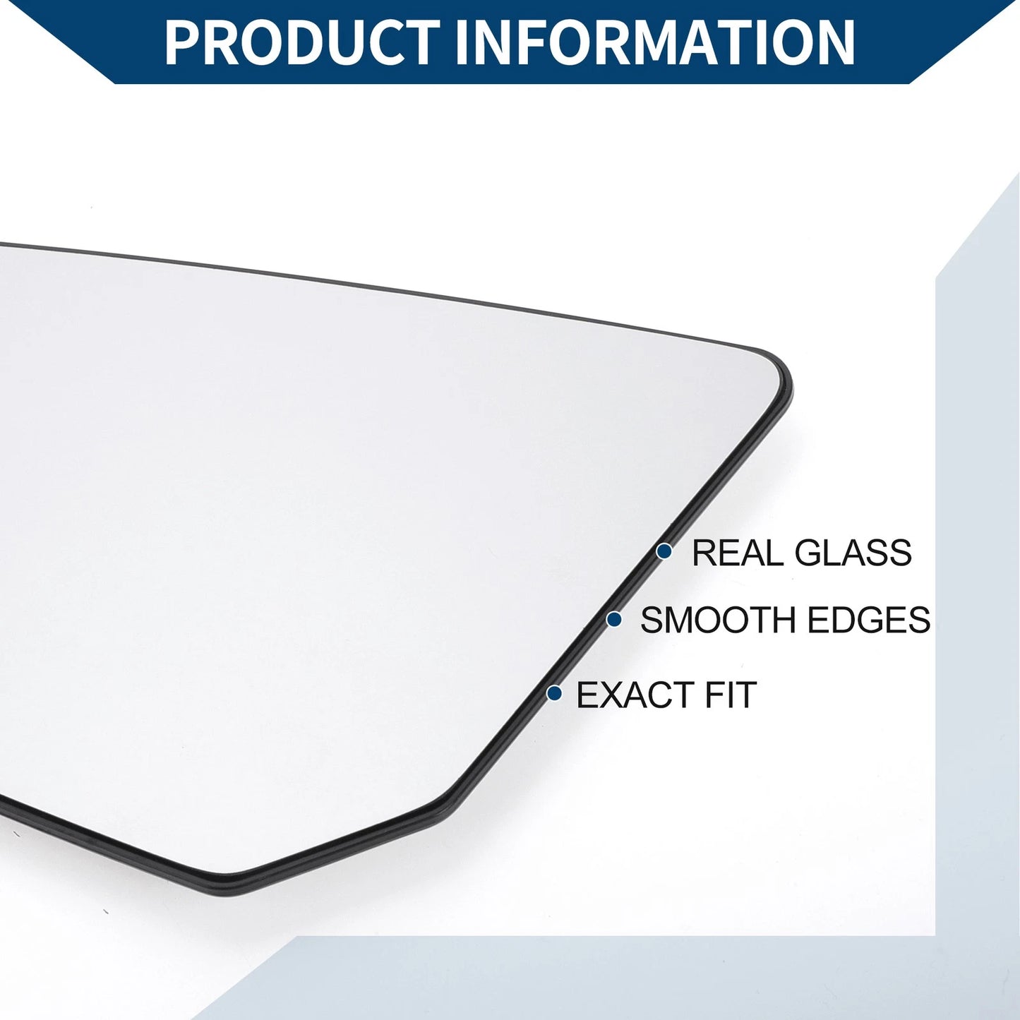 Heated Mirror Glass Left Side for Chevrolet Traverse