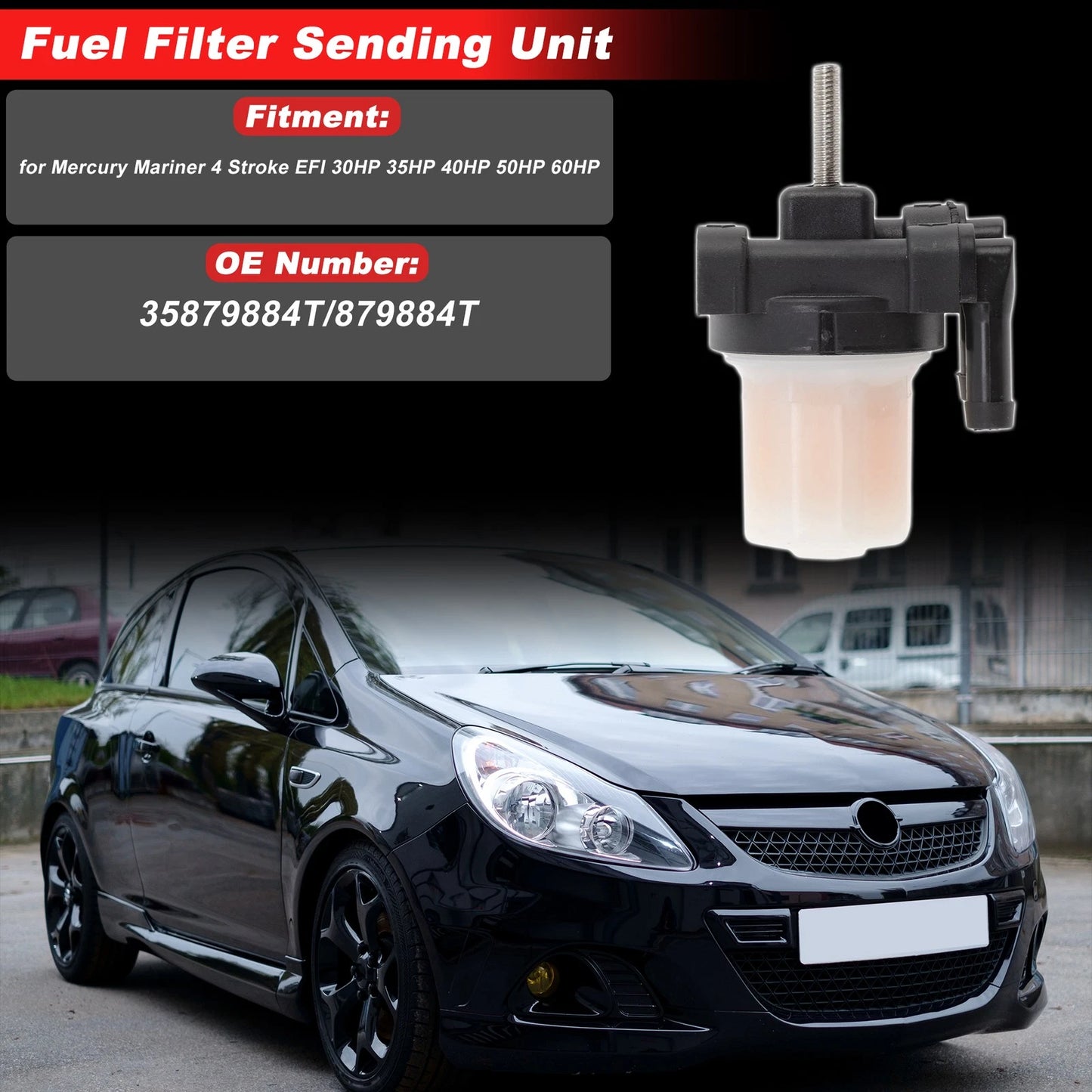 Fuel Filter Assembly for Mercury Mariner 4 Stroke