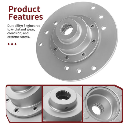 2 x Rear Brake Rotor for Polaris Sportsman 500 4x4 (1996–2002)