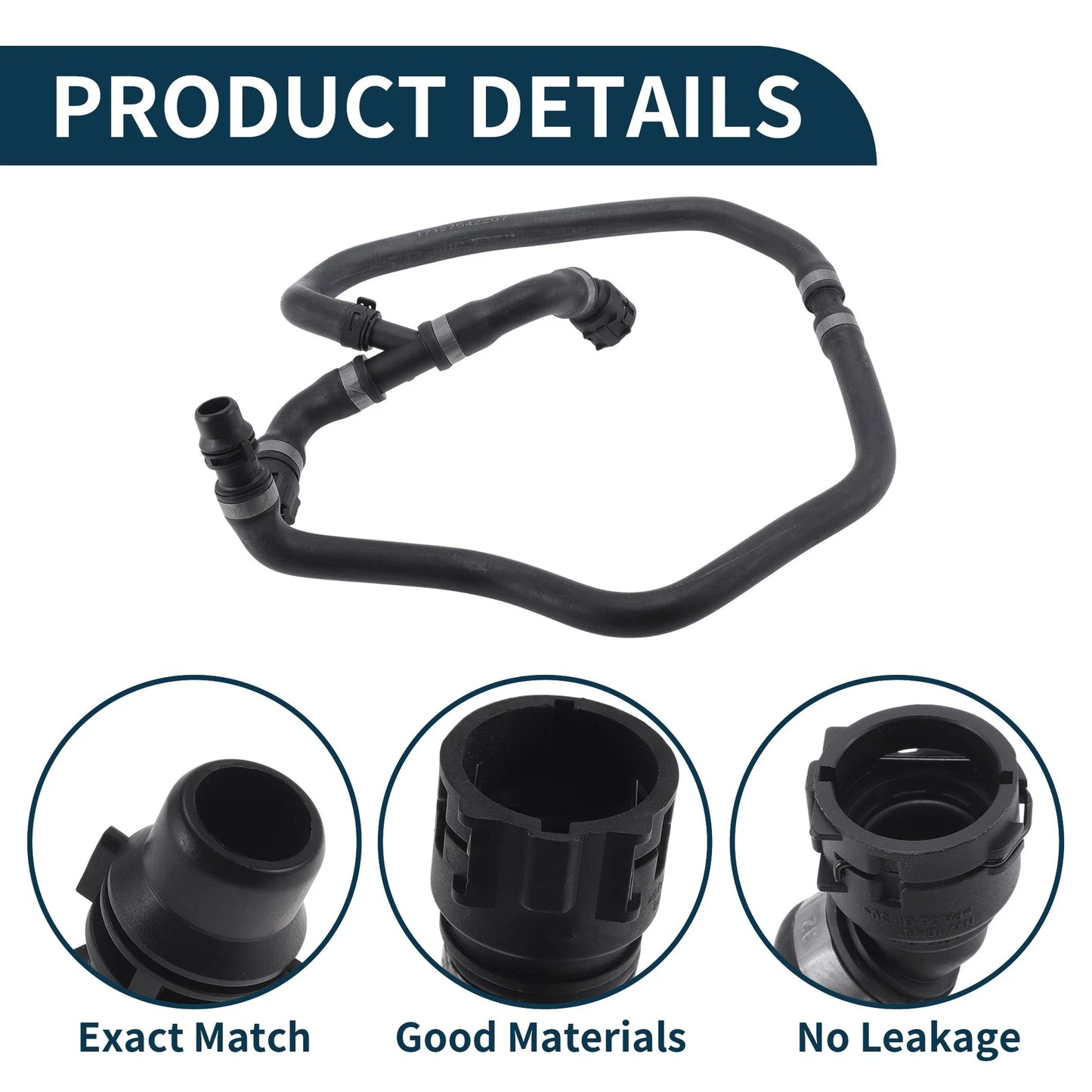 Radiator Hose for BMW 5 Series 2004-2010 Coolant Pipe (2004-2010)