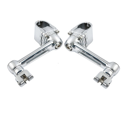 Chrome Footrest Footpeg Bracket Mount for Honda Goldwing 1800