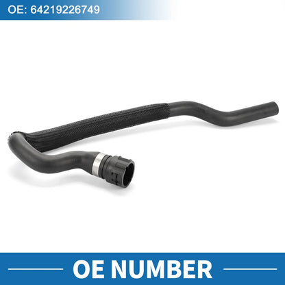 Radiator Hose for BMW 528i 2012-2016 Rubber Black 1 x Pc
