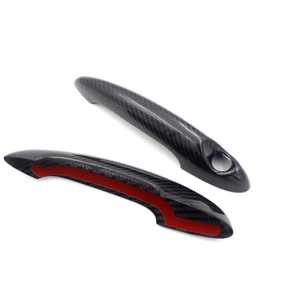 REAL Carbon Fiber Exterior Door Handle Cover Trim For Mini Cooper One JCW R53