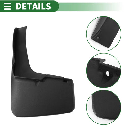 Mud Flaps Splash Guards for Ford Ranger T8/T9 2019-2023 with Mounts