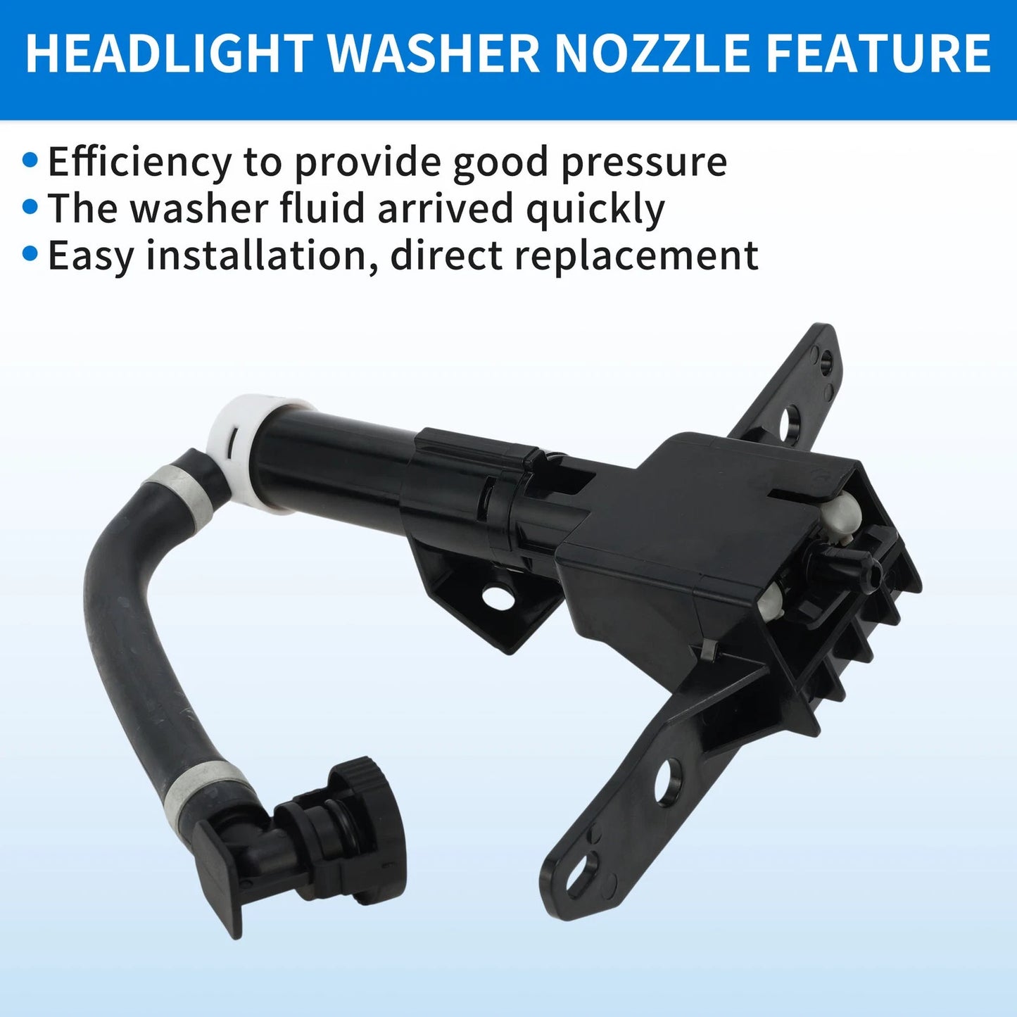 Right Driver Side Headlight Washer Nozzle for Subaru Forester (2014-2018)