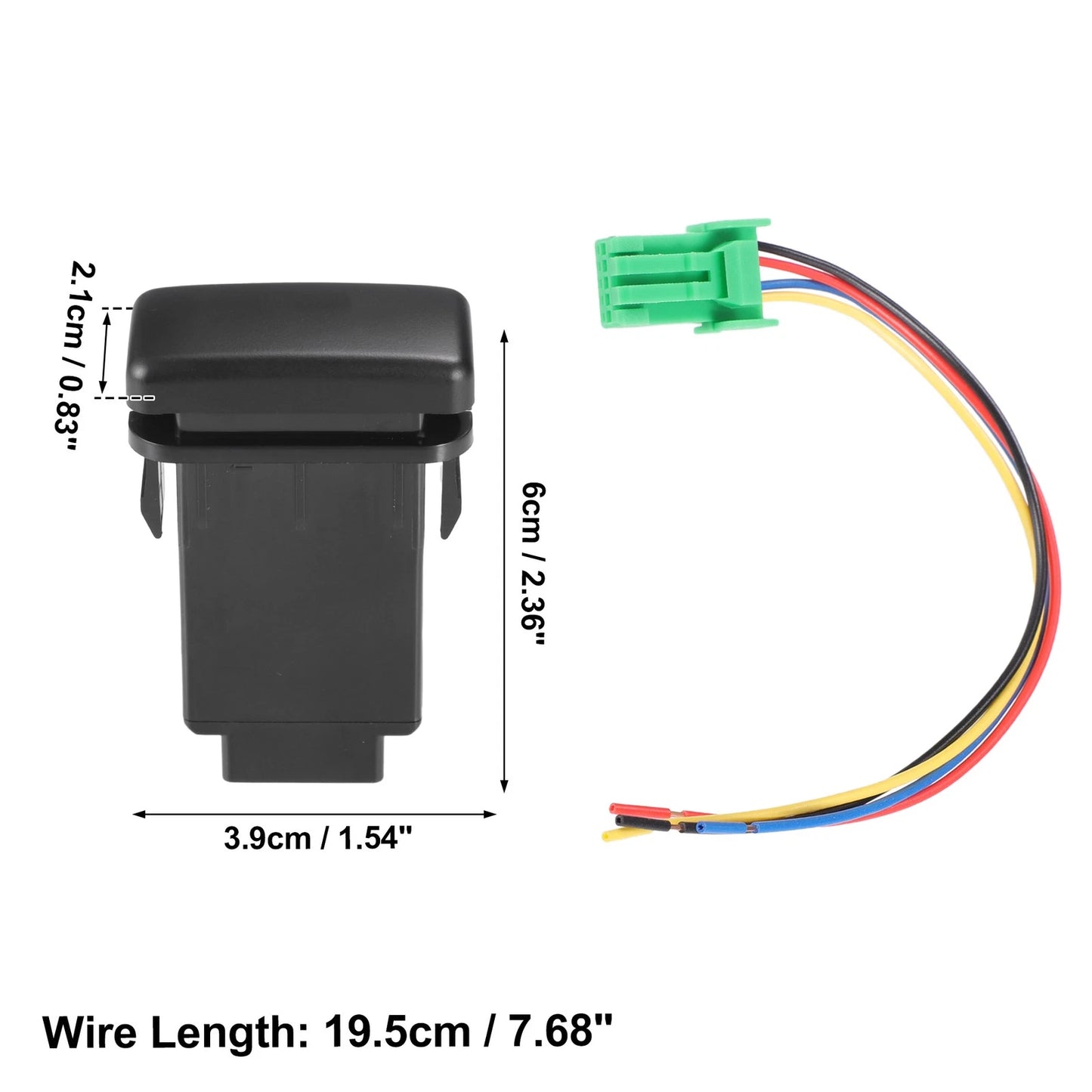 Hole Expansion Port Switch with Wire for Toyota Alphard (2015-2023)