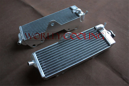 Aluminum Radiator & Black Silicone Hoses for Honda CR500R (1985-1988)
