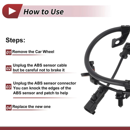 ABS Wheel Speed Sensor for Dodge Journey Rear Left (2009 - 2019)