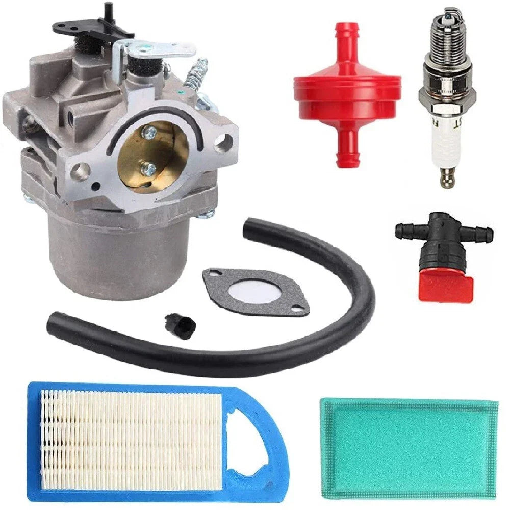 Carburetor W/Air Filter for Briggs & Stratton Lawn Mowers 590399, 796077