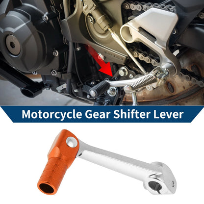 Folding Shifter Lever Silver-Tone Orange Head for Bosuer M5