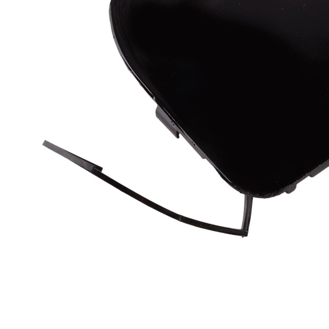 Black Front Bumper Tow Eye Hook Cover for Nissan Versa (2015-2019)
