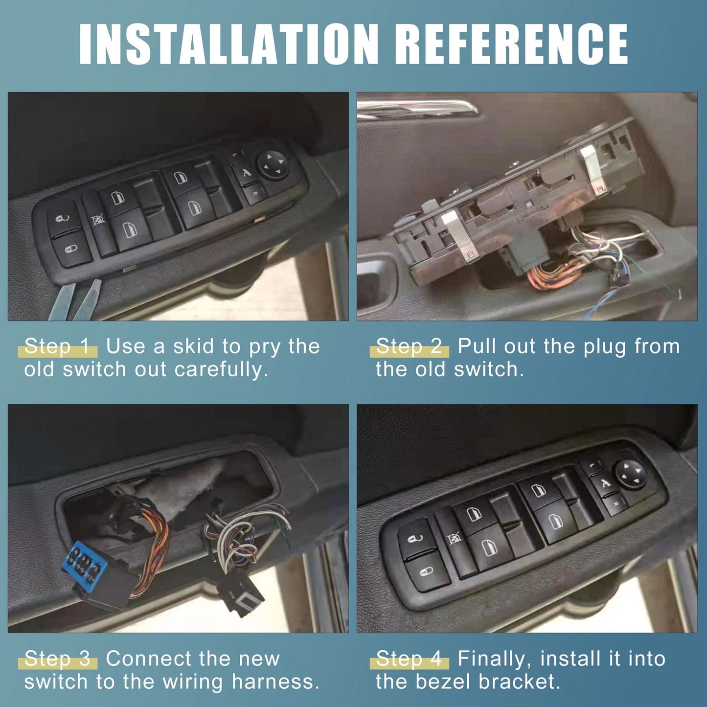 Power Window Control Switch for Ford Transit Connect (2010-2013)