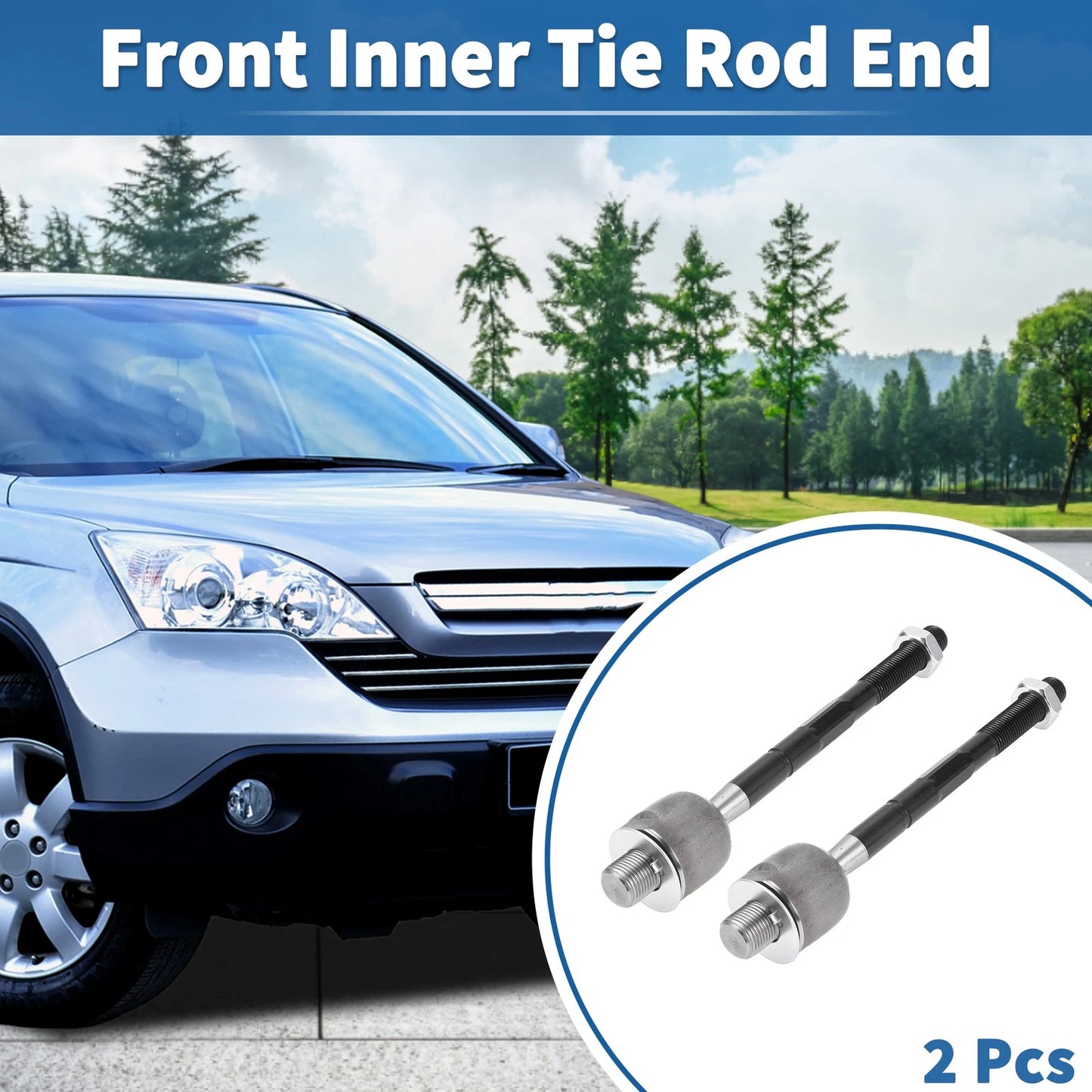 Front Inner Tie Rod End Links for Honda Pilot and Acura MDX