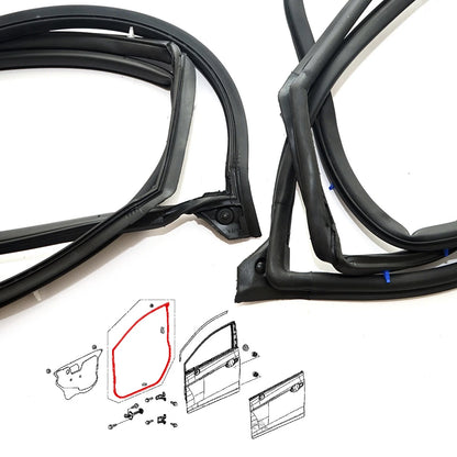 Front Door Weatherstrip Seal for Honda Civic Sedan 2012-2015