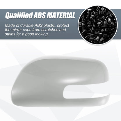 Gray Left Side Car Mirror Cover Caps for Toyota Camry (2006-2011)