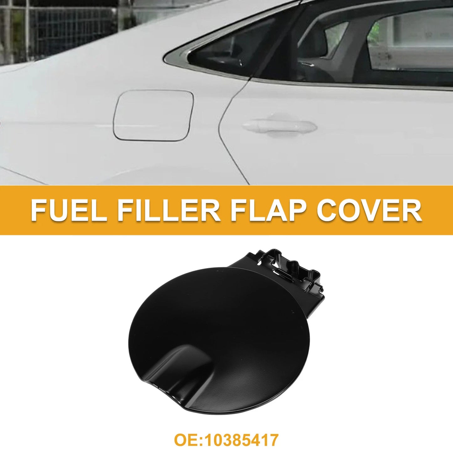 Fuel Tank Door Cap for Chevy Colorado 2004-2012 Fuel Filler Flap Cover Black